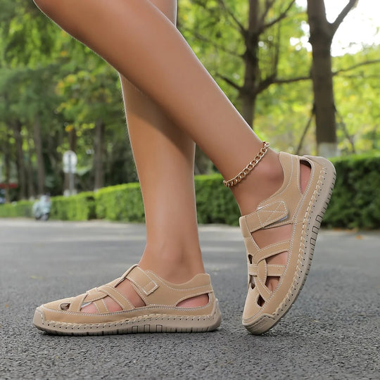 Charlotte | Lightweight Closed-Toe Summer Sandals