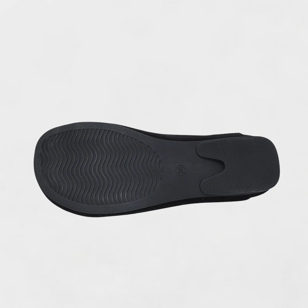 Olivia™ | | Suede Slip-On Flats with Cord Detail