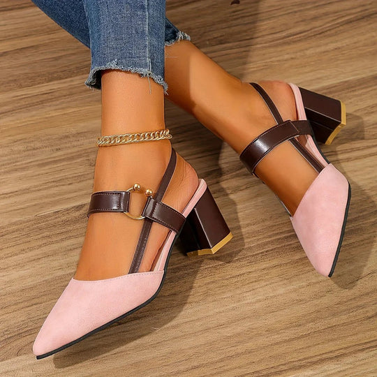 Federica | Ankle-Strap Chunky Heel Sandals