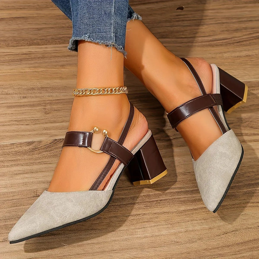 Federica | Ankle-Strap Chunky Heel Sandals