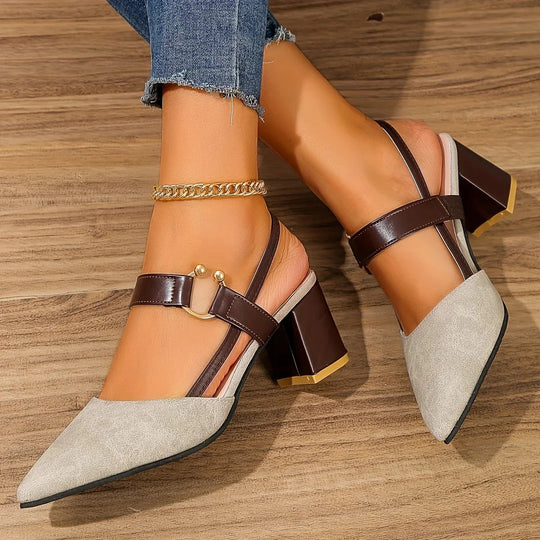 Federica | Ankle-Strap Chunky Heel Sandals