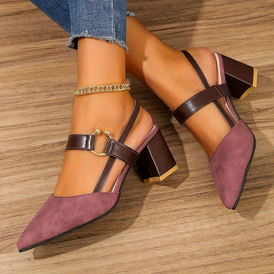 Federica | Ankle-Strap Chunky Heel Sandals