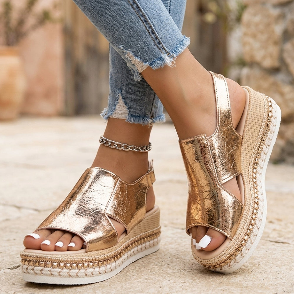 Roselinda | Metallic Platform Comfort