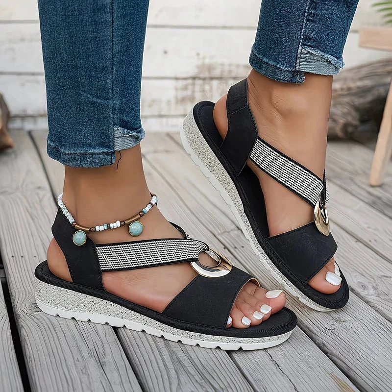 Isabella™ | | Cushioned Wedge Summer Sandals
